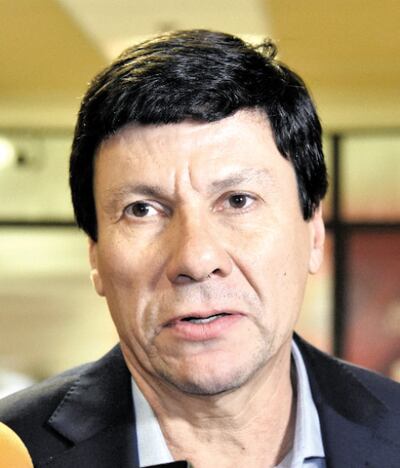 Walter Harms, diputado colorado cartista, quien calificó  de desatinadas las  declaraciones de Juan Ernesto Villamayor.