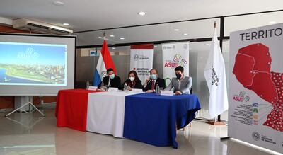 Deggeller, Morales, Pérez y Casarino durante la conferencia de prensa celebrada ayer en la SND.