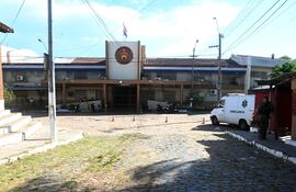Fachada de la Penitenciaría Nacional de Tacumbú, donde murió un interno este martes.