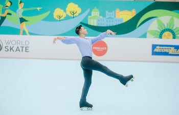 Víctor López, único representante nacional en masculino. (Fotos Gentileza de Asunción 2021)