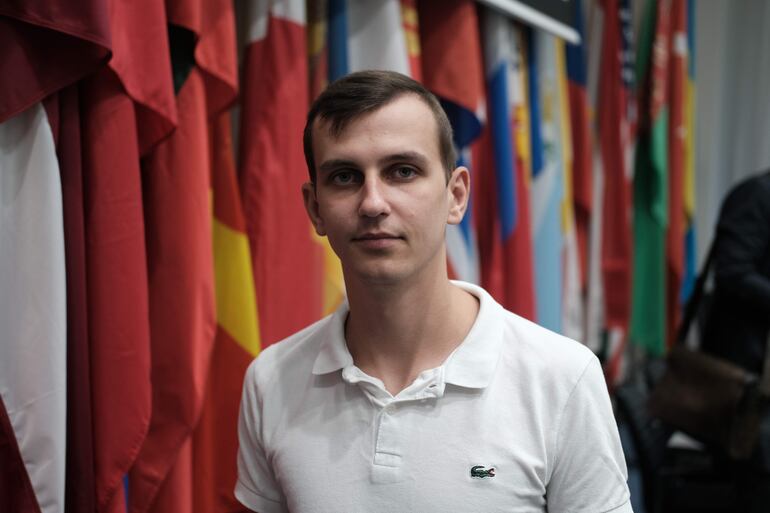 Ihor Talalay, un ucraniano de 25 años que pasó 88 días en un "campo de filtración" ruso en Donetsk.