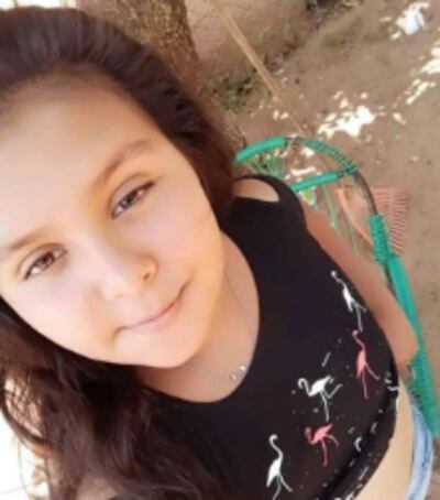 Adolescente desaparecida. (gentileza).