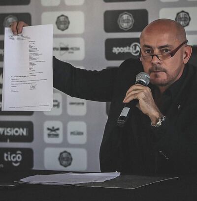 Miguel Ángel Cardona Herreros (29/12/1966), preside Olimpia desde noviembre del 2021.