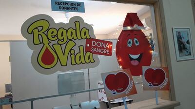 Recepción del Hemocentro del HRE