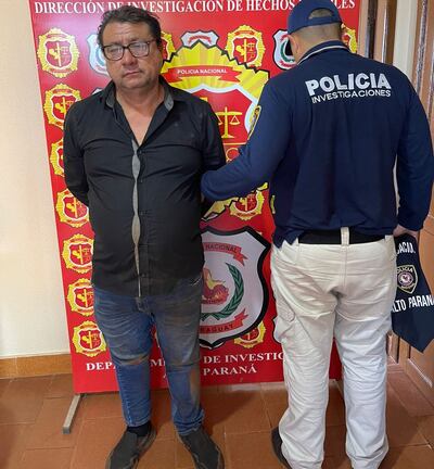 El presunto feminicida fue trasladada a la base del Departamento de Investigaciones de la Policía Nacional.