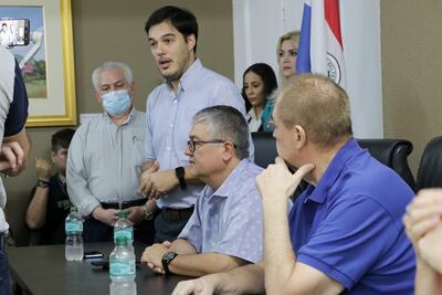 Reunión interinstitucional que se desarrolló en la Gobernación de Alto Paraná.