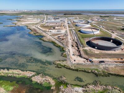 Reservas de petróleo en Freeport, Texas. (AFP)