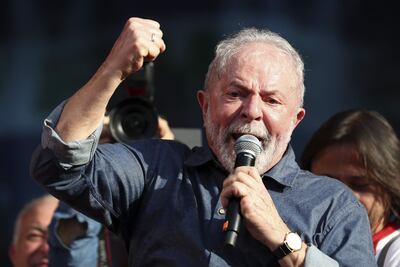 Expresidente brasileño Luiz Inácio Lula da Silva, del partido de los Trabajadores (PT).
