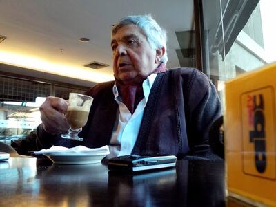 El presidente honorario de Olimpia, Osvaldo Domínguez Dibb.