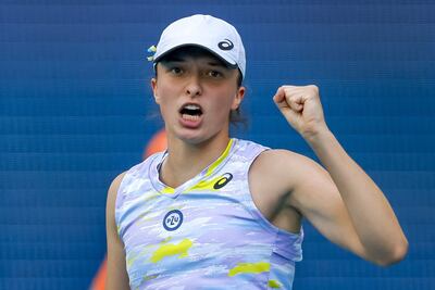 La polaca Iga Swiatek elimino a la local Coco Gauff (EFE).