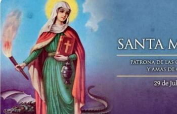 Santa Marta patrona de las cocineras y amas de casa