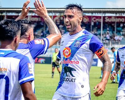 Adrián Fernández, goleador paraguayo del Alianza Atlético Sullana de Perú.