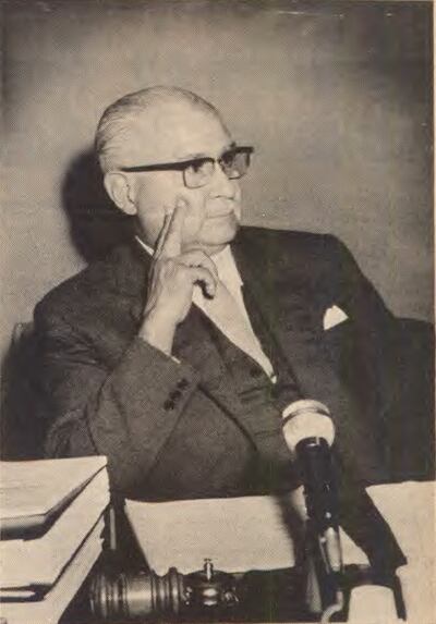 Prof. Dr. Dionisio González Torres, cuando fue nombrado Rector de la UNA.