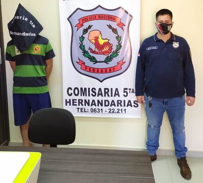 Aníbal Antonio Torres Candia (30), detenido.