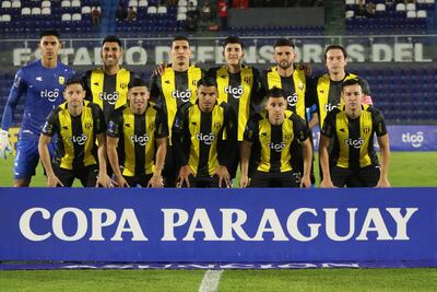 Equipo de Guaraní, en la Copa Paraguay.