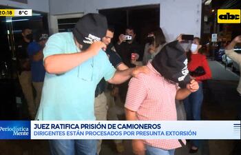 Juez ratifica prisión de camioneros