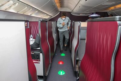 Palmeiras realizó una serie de actividades físicas y mentales durante el largo viaje a Emiratos Árabes Unidos, donde disputará el Mundial de Clubes.