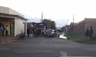 Lugar donde fue asesinado el compatriota.