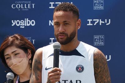 Neymar, 30 años, está actualmente de gira por Japón con el París SG.