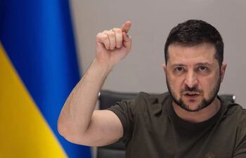 Volodimir Zelenski, presidente de Ucrania