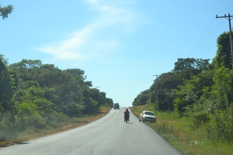 Los desconocidos se dirigieron con dirección a Nueva Italia, pero se presume que retornaron hacia el casco urbano, porque el último registro fue de las 13:08