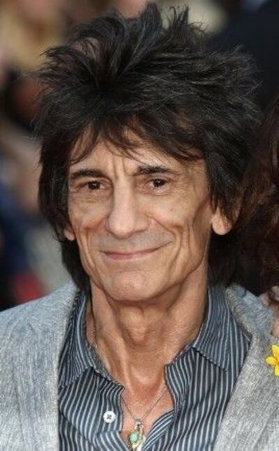 Ron Wood, guitarrista de los Rolling Stones.