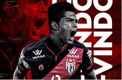 Brian Montenegro, jugador paraguayo del Atlético Goianiense.