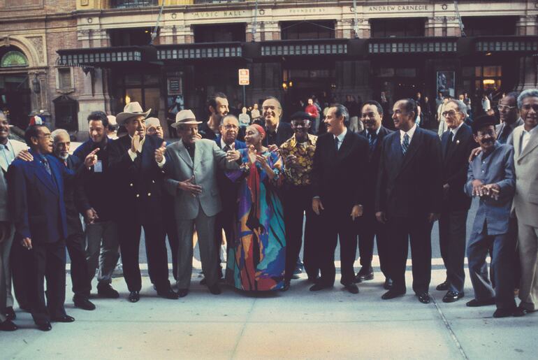 Buena Vista Social Club en el Carnegie Hall. Foto de Ebet Roberts.