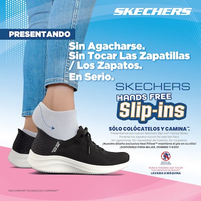 Kemsa representa en nuestro país las zapatillas Skechers.
