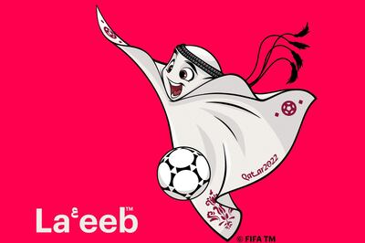 La'eeb, la mascota oficial del Mundial de Qatar 2022.