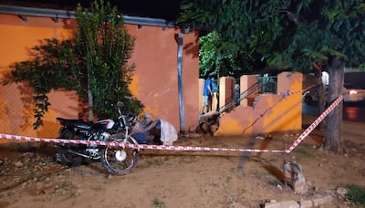 Sitio en donde ocurrió el accidente donde falleció Gustavo Daniel Ramírez León, de 18 años.