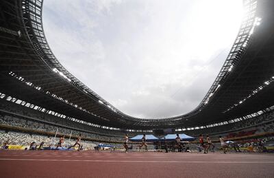 Las pistas del Estadio Olímpico de Tokio fueron estrenadas ayer en el marco del torneo Golden Grand Prix, previsto para mayo, pero aplazado por la pandemia del coronavirus.
