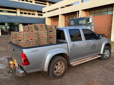 Incautación de 560 kg. de tomate brasileño ingresadas presumiblemente de contrabando