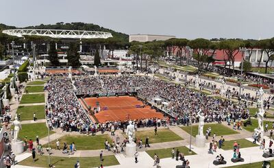 El torneo de tenis de Roma se disputará a puertas cerradas.