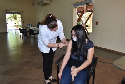 Jornada de vacunación en Ayolas.