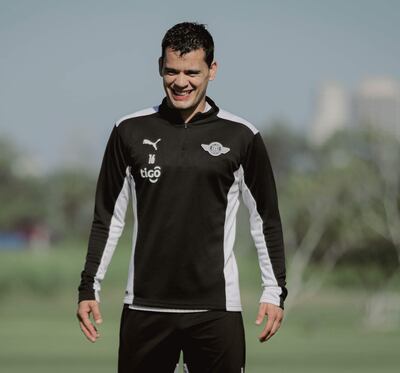 William Mendieta (33) lleva cinco goles en 19 partidos en la temporada con Libertad.