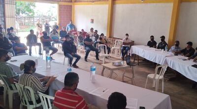 Los productores organizaron ayer una reunión en la cual expresaron su preocupación por la situación.