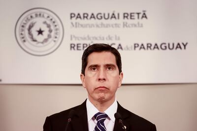 Federico González, ministro del Interior de Paraguay.