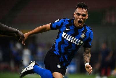 Lautaro Martínez marcó uno de los goles del Inter.