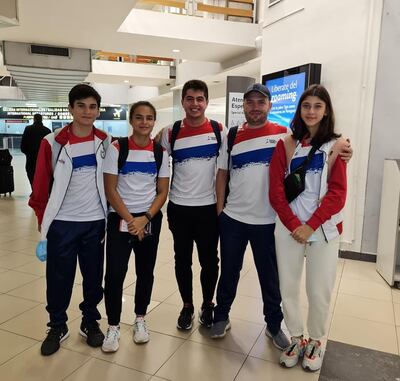 Los esgrimistas que competirán en el Panamericano en Perú.