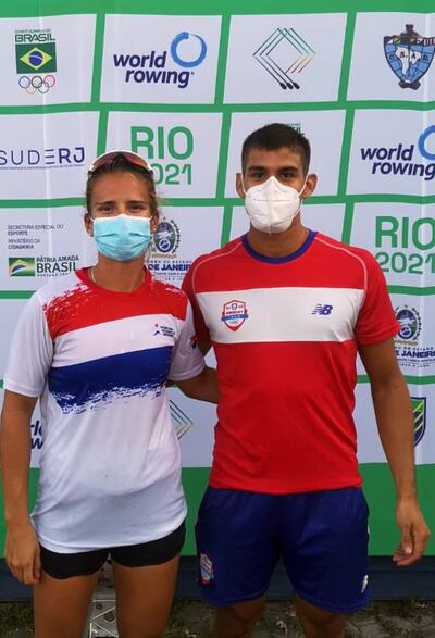 Alejandra Alonso y Javier Insfrán en el clasificatorio de  JJ.OO.