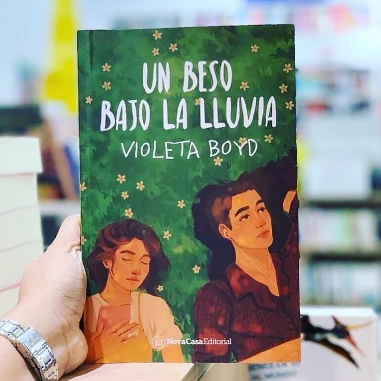 Libro Un beso bajo la lluvia.