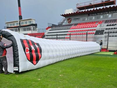 El estadio Presbítero Bartolomé Grella de Patronato, en Paraná, Argentina.