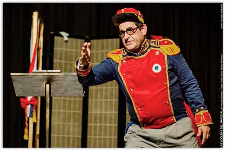 Anuncio Galeano es el protagonista de “Las locuras del Mariscal”.