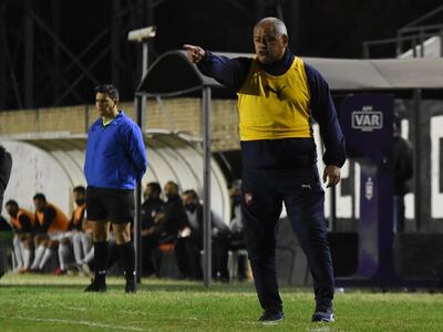 Francisco Arce, durante el triunfo de Cerro Porteño sobre General Díaz.
