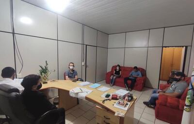 El acto de la apertura de sobres se realizó en la sede de la Municipalidad de Santa Rosa del Monday.