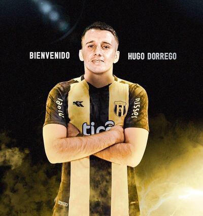 El volante Víctor Hugo Dorrego Coito, nuevo jugador aurinegro.