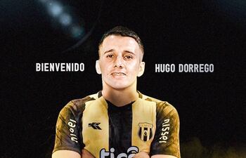 El volante Víctor Hugo Dorrego Coito, nuevo jugador aurinegro.