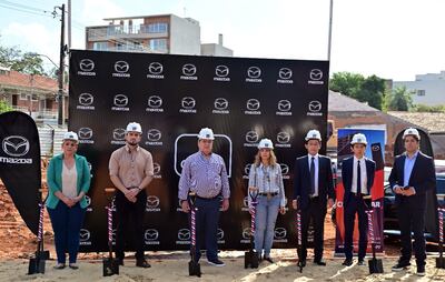 Rosa Rolón, Delio Rolón, Nufro Arias, Malena Arias, Mitsunori Odachi, Yuto Katagiri y Didier Arias.