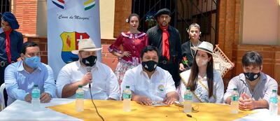 La presentación se realizó el viernes 8 de enero, frente a la Catedral de San Juan Bautista, Misiones.